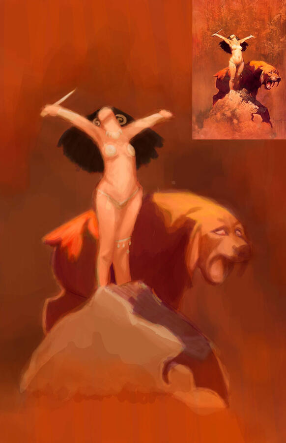 Ejercicio Frazetta